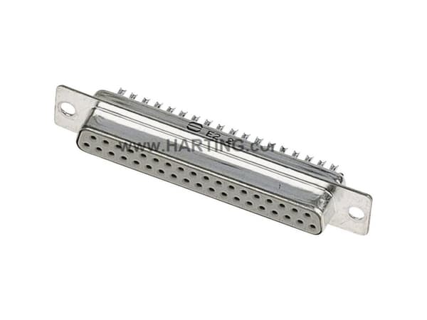 Harting 09 67 209 4715 D-SUB pinneliste 180° Poltal: 9 Loddekop 100 stk.
