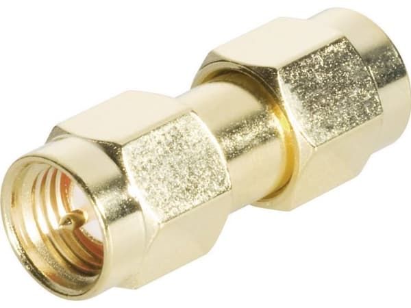 TRU COMPONENTS 1579289 SMA-adapter SMA-stik - SMA-stik 1 stk