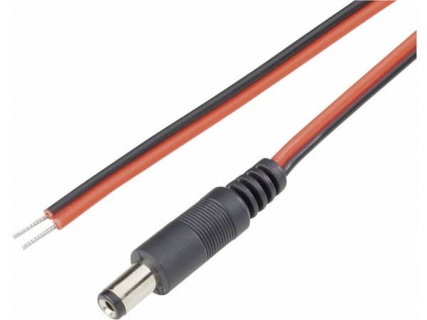 TRU COMPONENTS Pienjänniteliitäntäkaapeli Pienjänniteliitin - avoin pää 3,5 mm 1,1 mm 2,00 m 1 kpl 1 kpl