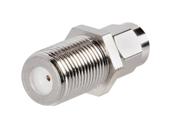 TRU COMPONENTS 1579510 SMA-adapter SMA-stik - F-bøsning 1 stk