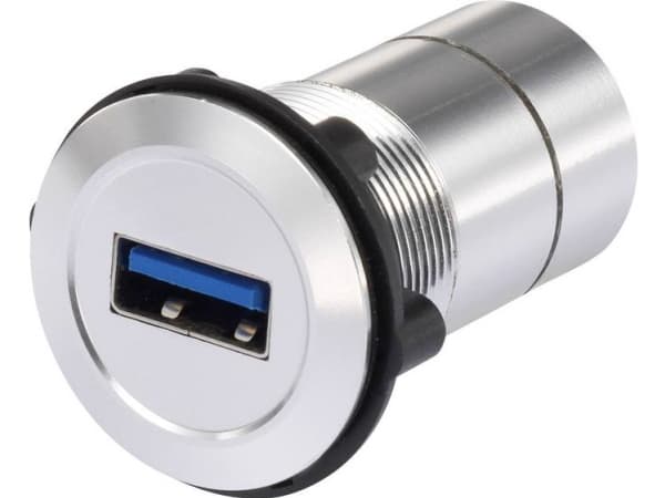 TRU COMPONENTS USB-09 USB-indbygningsstik 3.0 Tilslutning, indbygning Indhold: 1 stk