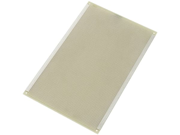 TRU COMPONENTS SUPCB002 Europrintplade fortindet Epoxyd (L x B) 267 mm x 170 mm Rastermål 2.54 mm Indhold 1 stk