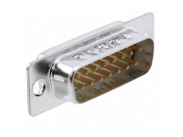 Harting 09 67 215 5604 D-SUB pinneliste 180° Poltal: 15 Loddekop 100 stk.