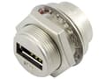 Miniatyrbild 2 av 3: USB-kontakt Anslutning, infälld montering 93038c232 TRU KOMPONENTER Innehåll: 1 st