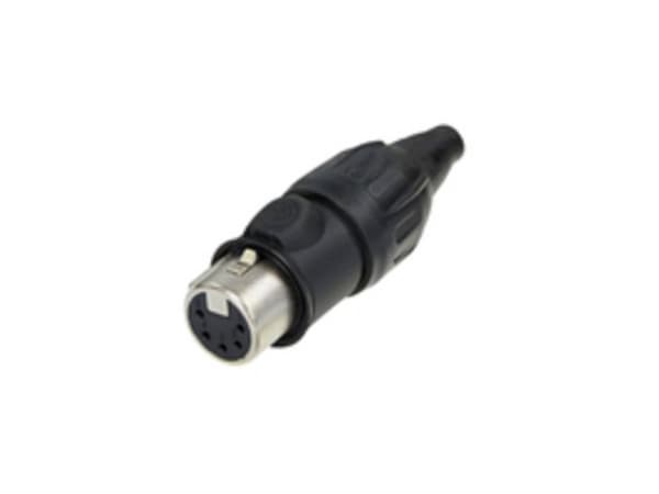 Neutrik NC5FX-TOP, XLR, Svart