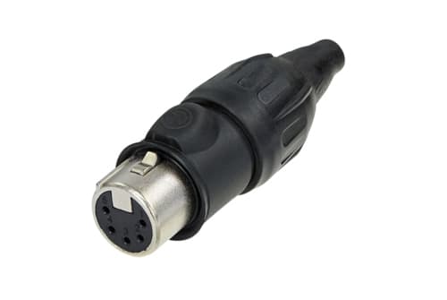 Neutrik NC5FX-TOP, XLR, Svart