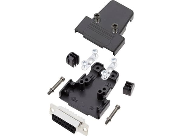 encitech TRI-P-09-DBS-K 6355-0036-11 D-SUB-skärningssats 180° Antal poler: 9 Lödhuvud 1 sats