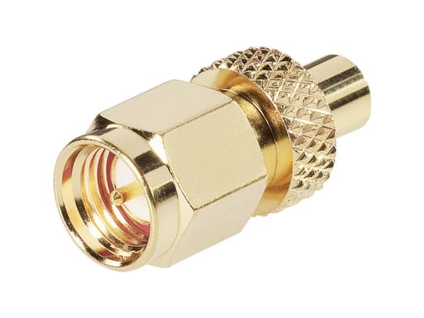 TRU COMPONENTS 1579536 MCX-adapter MCX-tilslutning - SMA-stik 1 stk