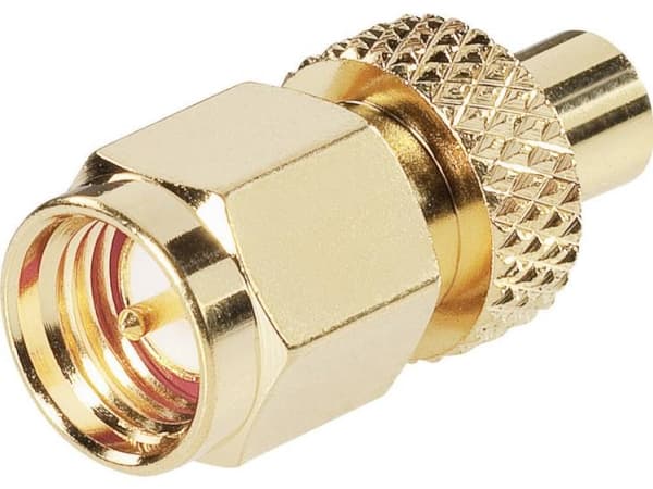 TRU COMPONENTS 1579536 MCX-adapter MCX-tilslutning - SMA-stik 1 stk