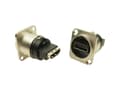 Miniatyrbilde 2 av 2: XLR Adapter HDMI A hun til HDMI A Adapter, indbygning CP30116 Cliff Indhold: 1 stk