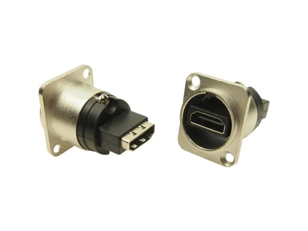 XLR Adapter HDMI A hun til HDMI A Adapter, indbygning CP30116 Cliff Indhold: 1 stk