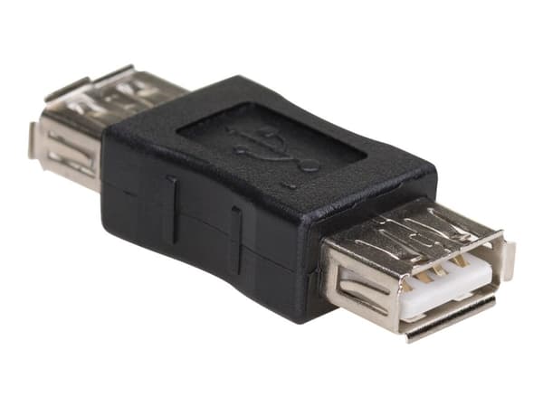 Akyga - USB-hann-hunnveksler - USB (hunn) til USB (hunn) - svart