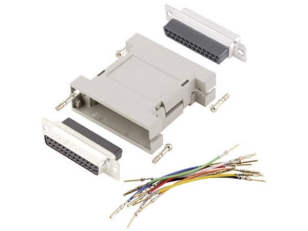TRU COMPONENTS Seriel Adapter [1x D-SUB-stik 25-pol. - 1x D-SUB-bøsning 25-pol.]