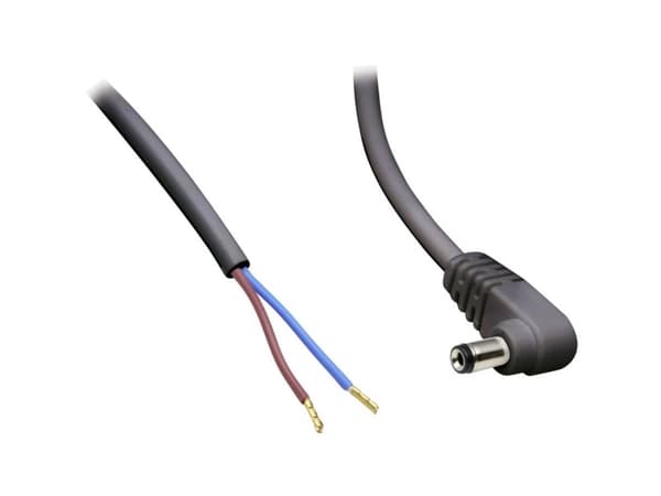 BKL Electronic Lavvoltstilslutningskabel Lavspændingsstik - åben ende 5.50 mm 2.50 mm 30.00 cm 1 stk
