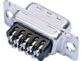 Miniatyrbild 1 av 2: Amphenol Amphenol 77D E09S ST D-SUB stiftlista 180 ° Poltal: 9 Skruer 1 stk