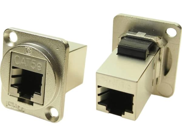 XLR adapter RJ45 Cat5e FTP Adapter, indbygning CP30220SM CP30220SM Cliff Indhold: 1 stk