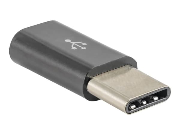 Akyga AK-AD-46 - USB-adapter - 24 pin USB-C (han) till Micro-USB Type B (hun) - sort