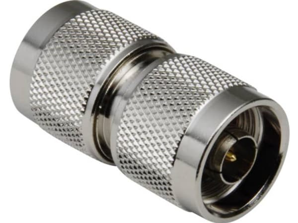 BKL Electronic 404032, N-stik, RP 3.5 jack, Hunstik/Hunstik, 50 ohm (O), Sølv, 0,048 g