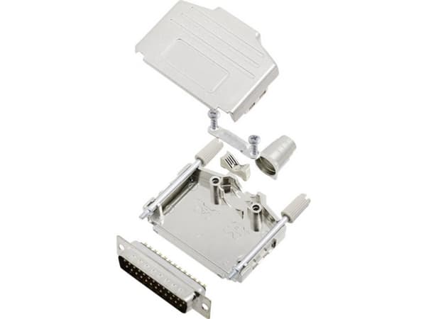 encitech DPPK25-M-DMP-K 6355-0004-23 D-SUB stiftliste-sæt 180 ° Poltal: 25 Loddekop 1 Set