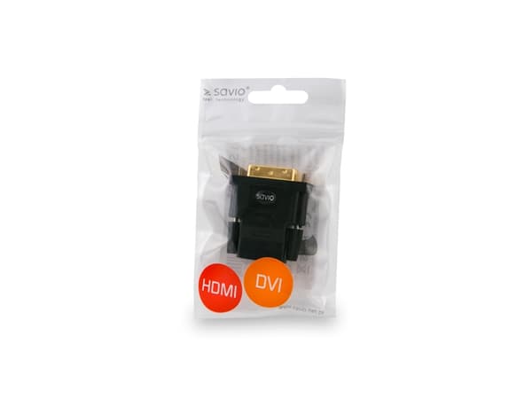 SAVIO CL-21 - Videokort - DVI-D hane till HDMI hona