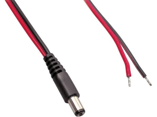 TRU COMPONENTS Pienjänniteliitäntäkaapeli Pienjänniteliitin - avoin pää 3,50 mm 1,35 mm 1,00 m 1 kpl 1 kpl