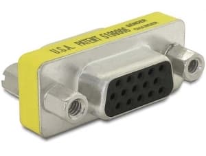 Delock - VGA-hann-hunnveksler - HD-15 (VGA) (hunn) til HD-15 (VGA) (hunn)