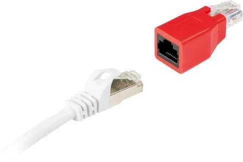 Schwaiger CKR01 531, RJ-45, RJ-45, Rød