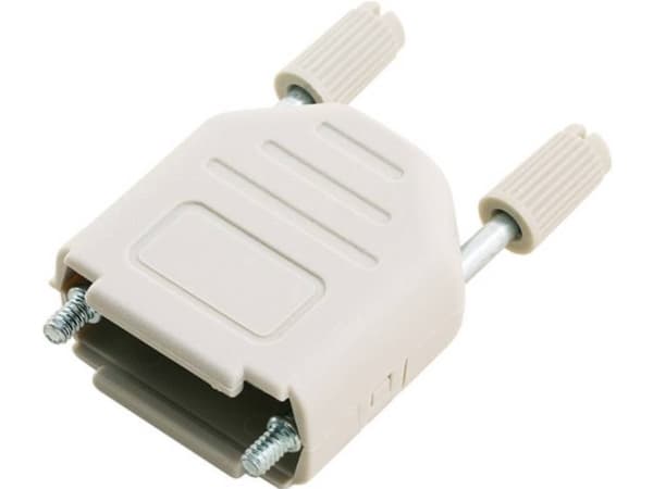 encitech DPPK09-LG-K 6353-0101-01 D-SUB-kabinet Poltal: 9 Plastic, metalliseret 180 ° Lysegrå 1 stk