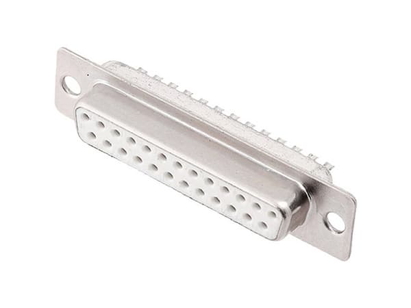 encitech DM25-SS-W 2108-0200-13 D-SUB-pinniluettelo 180 ° Poltal: 25 Loddekop 1 stk Lokero