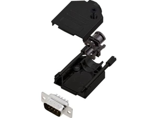 encitech DTZK09-BK-DMP-K 6355-0101-21 D-SUB stiftliste-sæt 180 ° Poltal: 9 Loddekop 1 stk
