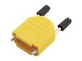 Miniatyrbild 2 av 3: MH Connectors MHDPPK37-Y-K 6353-0105-04 D-SUB-kabinet Poltal: 37 Plastic, metalliseret 180 ° Gul 1 stk