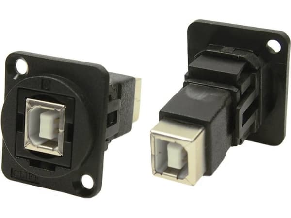 USB2 Adapter Type B Type B socket Adapter, indbygning CP30203N Cliff Indhold: 1 stk
