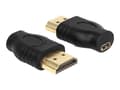 Miniatyrbilde 1 av 5: Delock - HDMI-adapter - HDMI hann til 19 pin micro HDMI Type D hunn