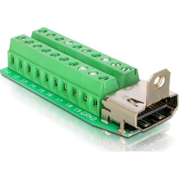 DeLOCK Adapter HDMI female > Terminal Block 20pin, 20pin