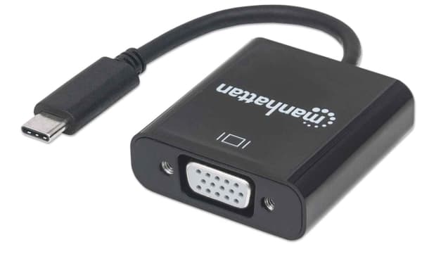 Manhattan 151771, 3.2 Gen 1 (3.1 Gen 1), USB Type-C, VGA-utgång (D-Sub), 1920 x 1200 pixlar
