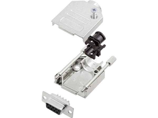 encitech DTZK09-DMS-K 6355-0002-31 D-SUB-skärningssats 180° Polantal: 9 Lödhuvud 1 sats