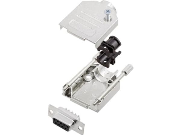 encitech DTZK09-DMS-K 6355-0002-31 D-SUB-skärningssats 180° Polantal: 9 Lödhuvud 1 sats