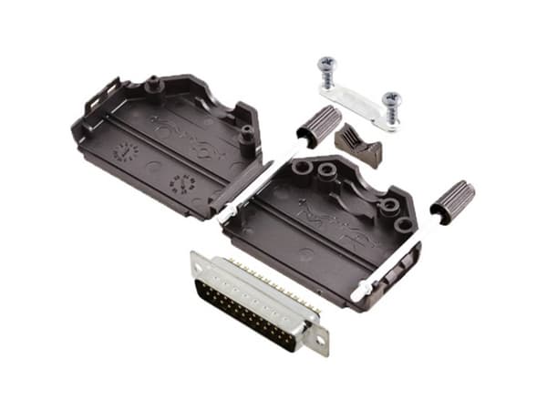TRU COMPONENTS TCDPPK25BKDBPK 7709912 D-SUB stiftliste-sæt 180 ° Poltal: 25 Loddekop 1 stk