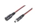 Miniatyrbilde 2 av 3: TRU COMPONENTS Lavvolts-forlængerkabel - 5.5 mm 2.5 mm 5.5 mm 2.5 mm 1 stk