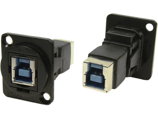 XLR adapter USB B hun til USB B Adapter, indbygning CP30204NMB Cliff Indhold: 1 stk