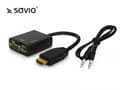 Miniatyrbild 5 av 5: SAVIO CL-23 Adapter HDMI - VGA with audio - Videokonverterare - HDMI - VGA
