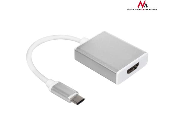 Maclean MCTV-841 - Video adapter - 24 pin USB-C hann til HDMI hann - 4K-støtte, 1080p-støtte