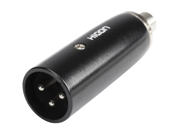 Hicon HI-X3CI-MF XLR-adapter XLR-stik - Cinch-bøsning 1 stk