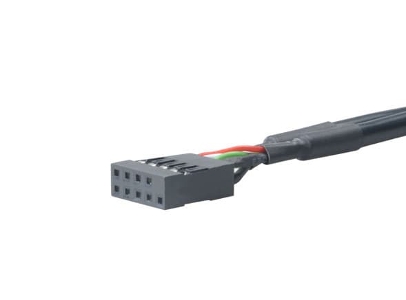 Akasa - USB sisäinen sovitin - 9-nastainen USB samlekasse (hun) til 19-nastainen USB 3.0 samlekasse (han) - 10 m - lajittelu
