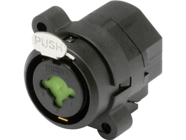 Hicon HI-XJEF6S XLR-adapter XLR-kontakt - Jack 6,3 mm Stereo 1 st