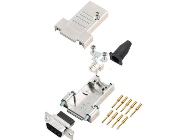 encitech 6355-0089-01 D-SUB-stik 180 ° Poltal: 9 1 stk