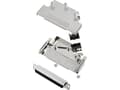 Miniatyrbilde 2 av 2: encitech D45PK-M-37-DBS-K 6355-0009-14 D-SUB bøsningsliste-sæt 45 ° Poltal: 37 Loddekop 1 Set