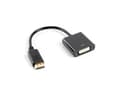 Miniatyrbild 4 av 5: Lanberg - Videokort - dubbel länk - DisplayPort (hane) till DVI-D (hona) - DisplayPort 1.0 - 10 cm - svart