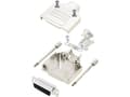 Miniatyrbilde 2 av 2: encitech MHDM-15-DBS-K 6355-0005-12 D-SUB bøsningsliste-sæt 180 ° Poltal: 15 Loddekop 1 Set