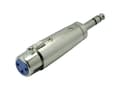 Miniatyrbild 2 av 2: Kash KASH XLR-adapter XLR-kontakt - Jack 6,3 mm Stereo Poltal:3 1 st